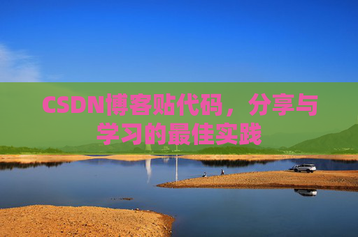CSDN博客贴代码，分享与学习的最佳实践