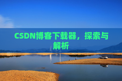 CSDN博客下载器，探索与解析
